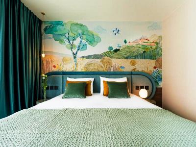 bedroom - hotel d bulle - la gruyere - bulle, switzerland