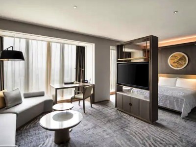 junior suite - hotel conrad shanghai - shanghai, china