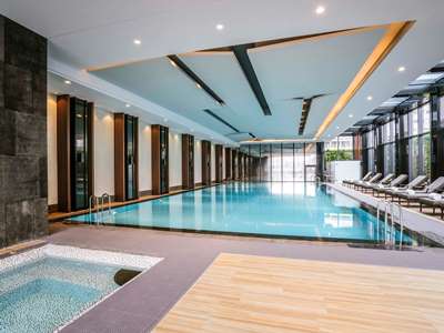 indoor pool - hotel pullman shanghai jingan - shanghai, china