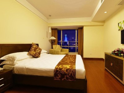 bedroom - hotel kingtown hotel hongqiao shanghai - shanghai, china