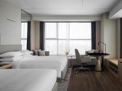 bedroom - hotel shanghai marriott hotel kangqiao - shanghai, china