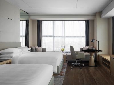 bedroom 3 - hotel shanghai marriott hotel kangqiao - shanghai, china