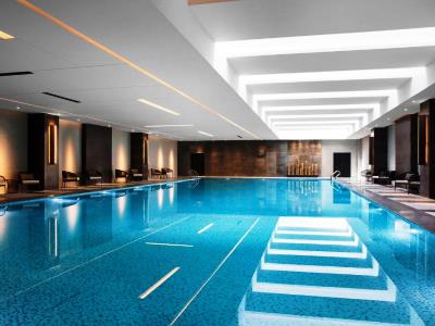 indoor pool - hotel shanghai marriott hotel kangqiao - shanghai, china