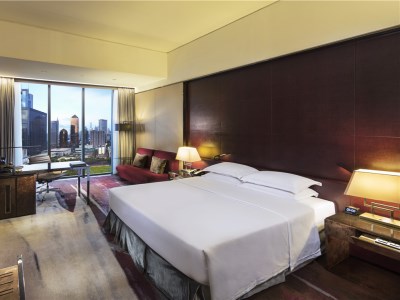 bedroom - hotel hilton guangzhou tianhe - guangzhou, china