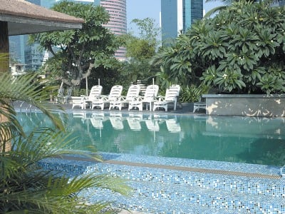 outdoor pool - hotel ocean - guangzhou, china