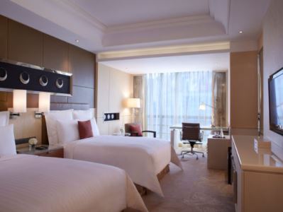 bedroom - hotel guangzhou marriott hotel tianhe - guangzhou, china