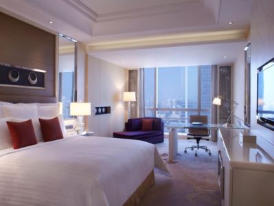 bedroom 1 - hotel guangzhou marriott hotel tianhe - guangzhou, china