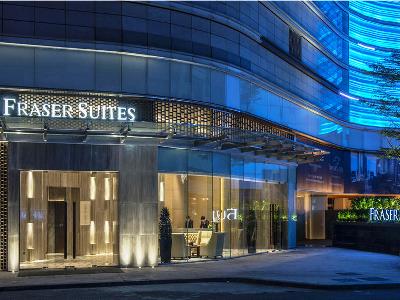 exterior view 1 - hotel fraser suites - guangzhou, china