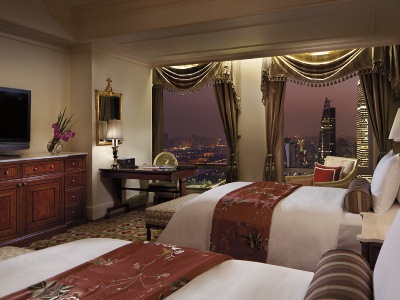 bedroom 1 - hotel ritz-carlton - guangzhou, china