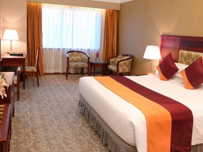 bedroom - hotel asia international - guangzhou, china