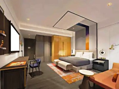 bedroom - hotel canopy by hilton xi'an qujiang - xian, china