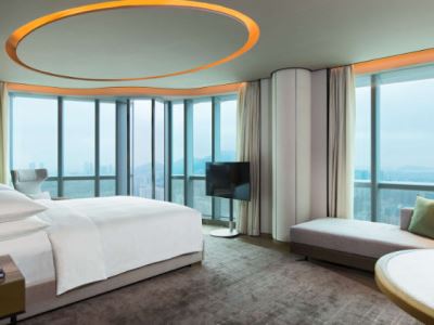 bedroom 2 - hotel shenzhen marriott nanshan - shenzhen, china