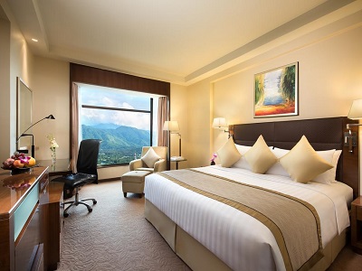 bedroom 1 - hotel shangri-la shenzhen - shenzhen, china