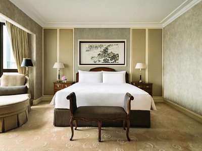 bedroom 2 - hotel shangri-la shenzhen - shenzhen, china