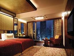 deluxe room - hotel futian shangri-la - shenzhen, china
