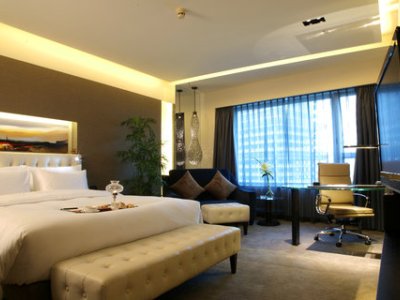 bedroom - hotel furama dalian - dalian, china