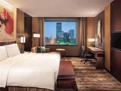 bedroom - hotel hilton shenyang - shenyang, china
