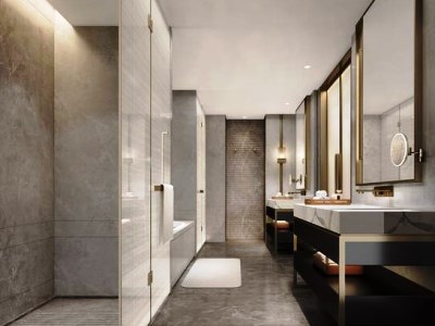 bathroom - hotel doubletree by hilton chengdu riverside - chengdu, china