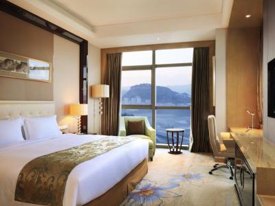bedroom - hotel doubletree by hilton chongqing wanzhou - chongqing, china