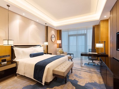 bedroom - hotel wyndham yuelai - chongqing, china