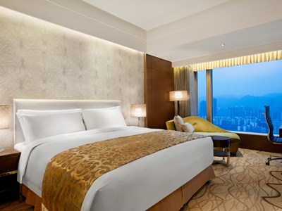 bedroom - hotel kempinski hotel chongqing - chongqing, china