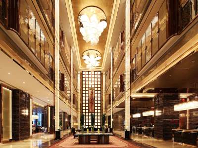 lobby - hotel wyndham grand plaza royale huayu - chongqing, china