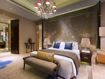 bedroom 1 - hotel wanda vista dongguan - dongguan, china