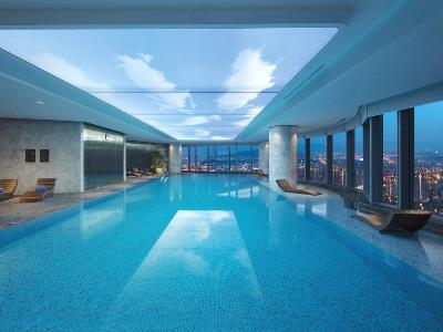 indoor pool - hotel hilton fuzhou - fuzhou, china