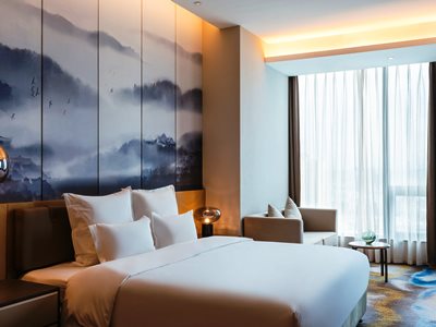 bedroom - hotel pullman fuzhou tahoe - fuzhou, china
