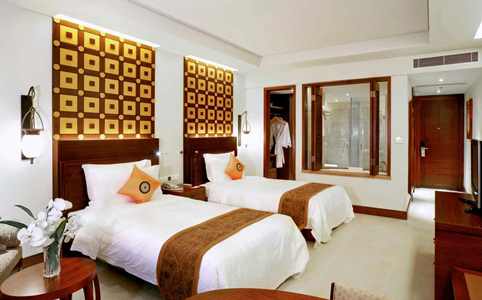 bedroom - hotel pullman yalong bay - sanya, china