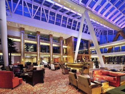 lobby - hotel crowne plaza international airport - beijing, china