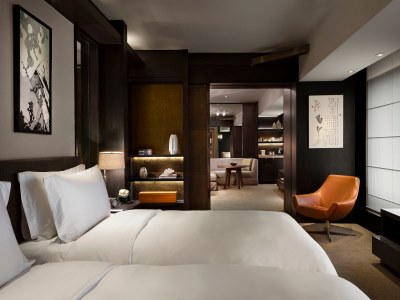 deluxe room - hotel rosewood beijing - beijing, china