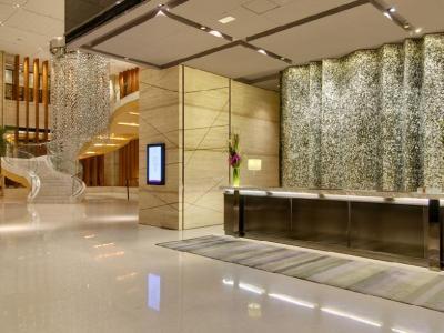 lobby - hotel marco polo parkside - beijing, china