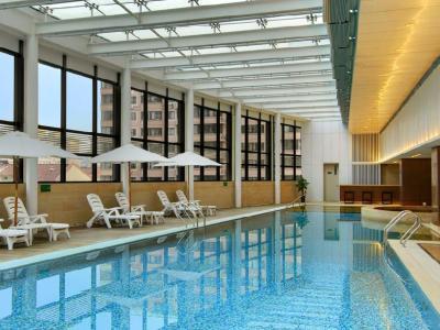 indoor pool - hotel marco polo parkside - beijing, china
