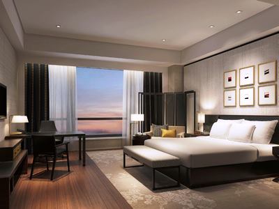 bedroom - hotel fairmont wuhan - wuhan, china