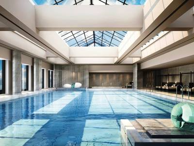 indoor pool - hotel fairmont wuhan - wuhan, china