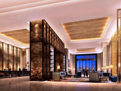 lobby - hotel hilton wuhan riverside - wuhan, china