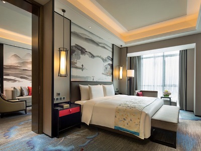 bedroom 2 - hotel wanda realm yiwu - yiwu, china