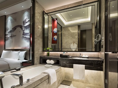bathroom - hotel wanda realm yiwu - yiwu, china