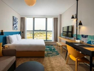 bedroom - hotel hilton garden inn hengqin sumlodol park - zhuhai, china