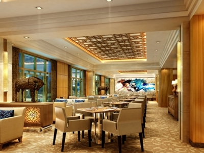 restaurant - hotel hilton tianjin eco-city - tianjin, china