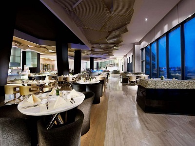 restaurant - hotel wyndham grand qingdao - qingdao, china
