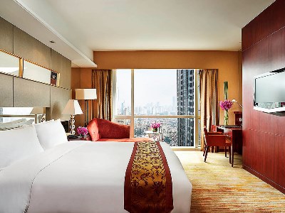 bedroom - hotel sofitel nanjing galaxy suning - nanjing, china