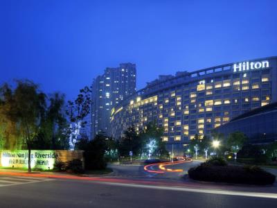 exterior view - hotel hilton riverside - nanjing, china