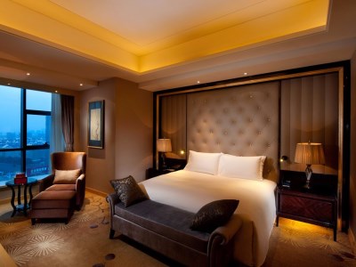 bedroom - hotel hilton nanjing - nanjing, china