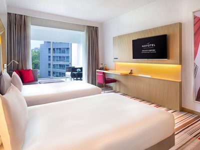 bedroom 1 - hotel novotel nanjing east suning - nanjing, china