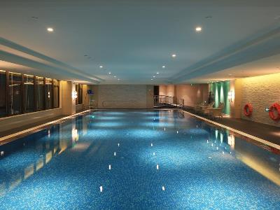 indoor pool - hotel doubletree by hilton ningbo-chunxiao - ningbo, china