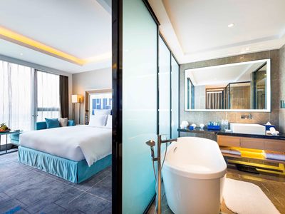 bedroom 3 - hotel novotel ningbo east - ningbo, china