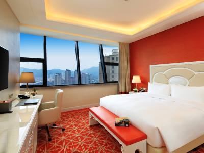 bedroom 5 - hotel howard johnson plaza by wyndham ningbo - ningbo, china