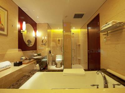 bathroom - hotel howard johnson tropical garden plaza - kunming, china